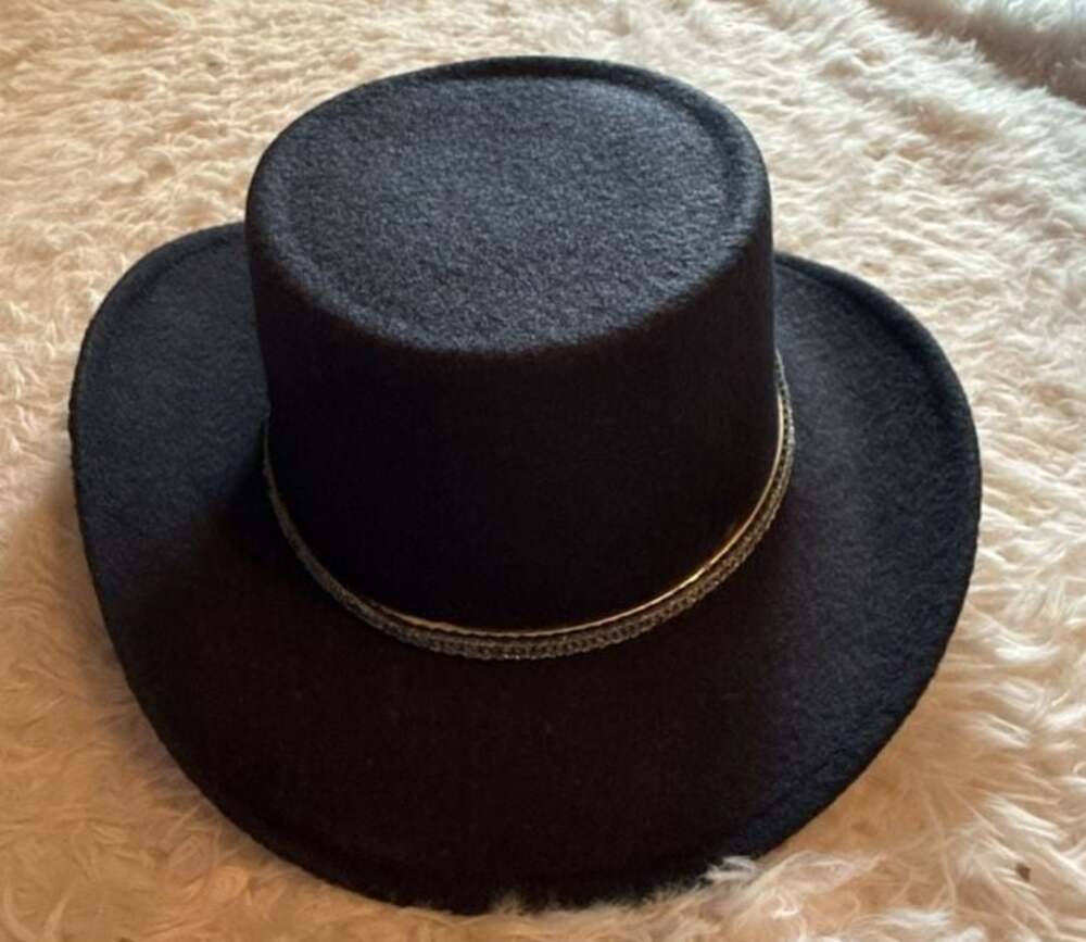 Pigalle XXXXX Ecofieltro Flat Top Western Hat Size 7 3/8